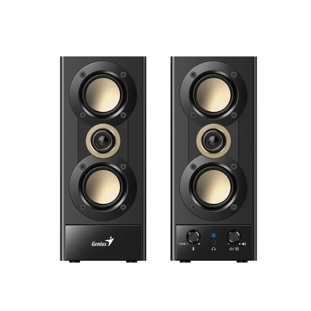 PARLANTES GENIUS SP-HF800BT BT5.3 WOOD 220V - Image 4
