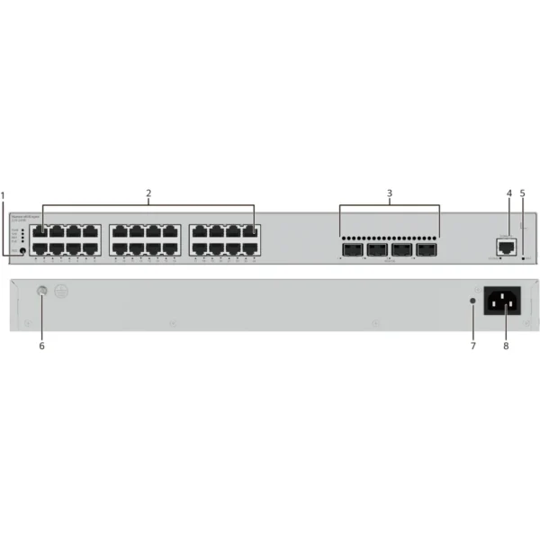 SWITCH 24P HUAWEI EBG GB POE+(400W) 4SFP+ 10GE L3 - Image 2