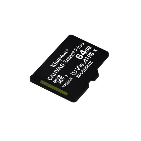 MICRO SD 64GB C10 KINGSTON CANVAS SELECT PLUS G3 - Image 2