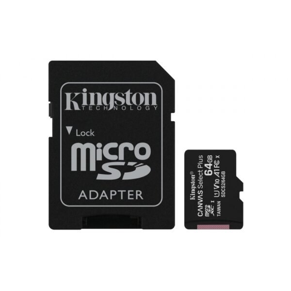 MICRO SD 64GB C10 KINGSTON CANVAS SELECT PLUS G3 - Image 3