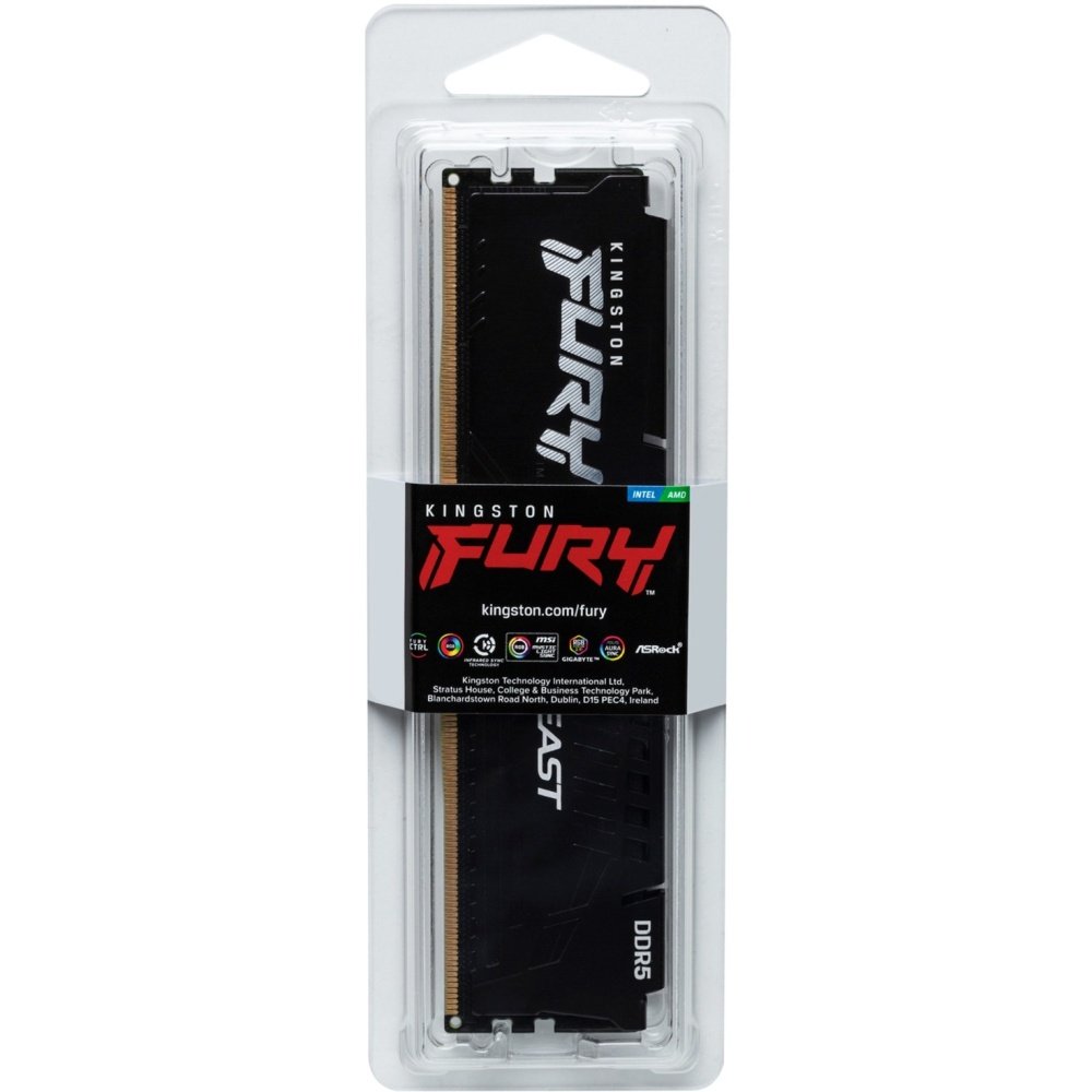 DDR5 8GB KINGSTON 6000MHZ CL36 FURY BEAST BLACK