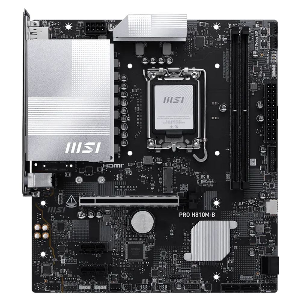 MOTHERBOARD MSI S1851 PRO H810M-B DDR5 BOX M-ATX