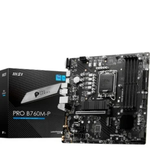 MOTHERBOARD MSI S1700 PRO B760M-P DDR5 BOX M-ATX