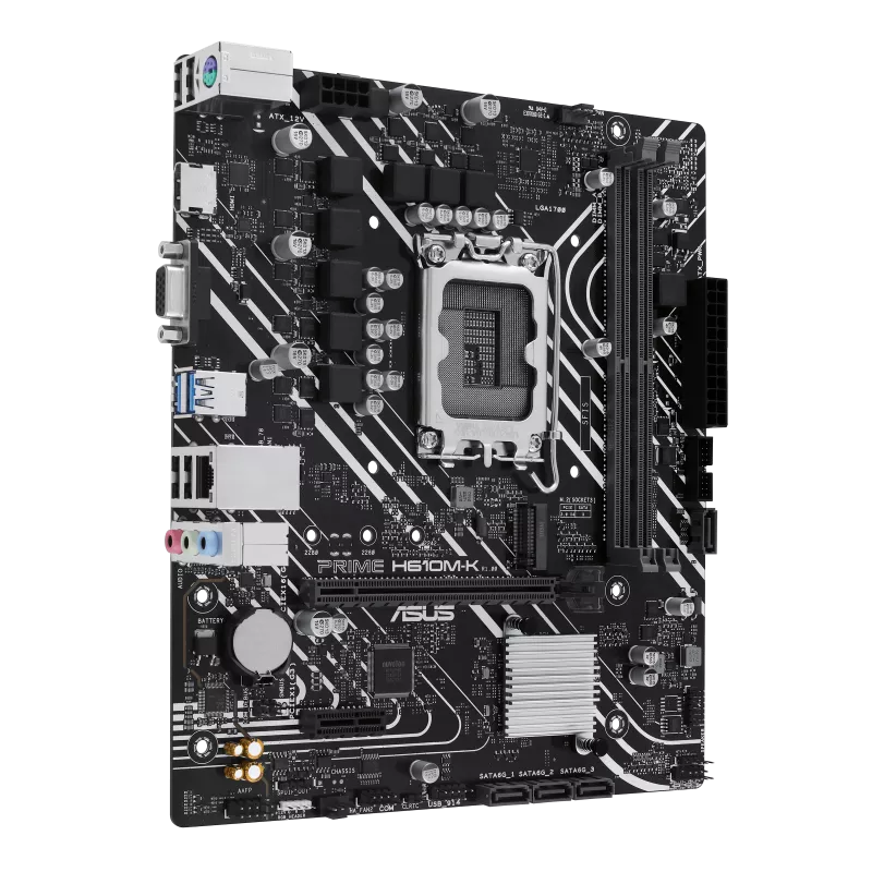 MOTHERBOARD ASUS S1700 PRIME H610M-K DDR5 BOX M-ATX - Image 2