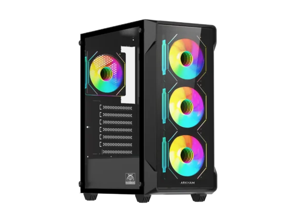 GABINETE ARKHAM CANCRI ECO 4*FAN ARGB ATX