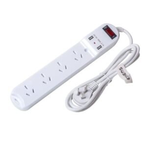 PROLONGADOR MULTIPLE 4 TOMAS IRAM + 2 USB (2,4 Ah)