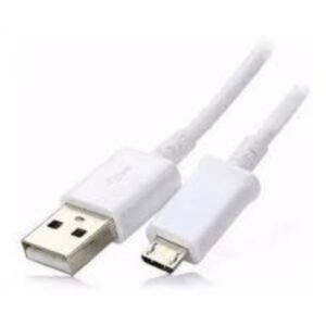 CABLE USB MICRO USB SILICONADO BLANCO 2.4A