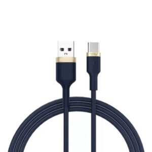 CABLE USB USB TIPO C NYLON MALLADO AZUL 3A