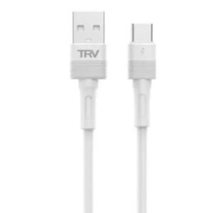 CABLE USB USB TIPO C SILICONADO BLANCO 2.4A
