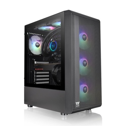 GABINETE THERMALTAKE S200 TG ARGB BLACK 4*FAN - Image 2