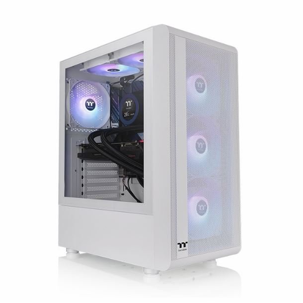 GABINETE THERMALTAKE S200 TG ARGB WHITE 4*FAN