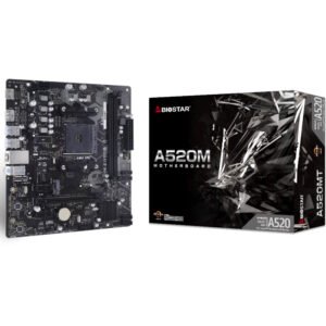 MOTHERBOARD BIOSTAR AM4 A520MT DDR4 BOX M-ATX