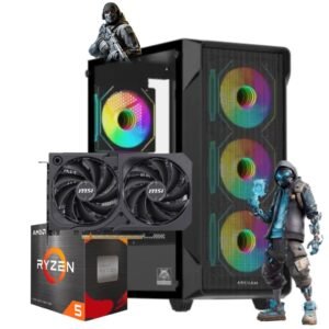 PC AMD RYZEN 5 5600GT RAM 16GB NVME 512GB 650W RTX 5050