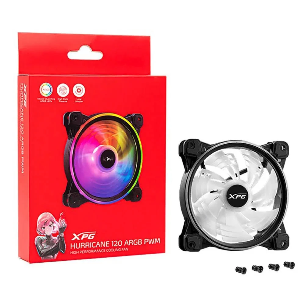COOLER XPG HURRICANE 120MM NEGRO ARGB - Imagen 2