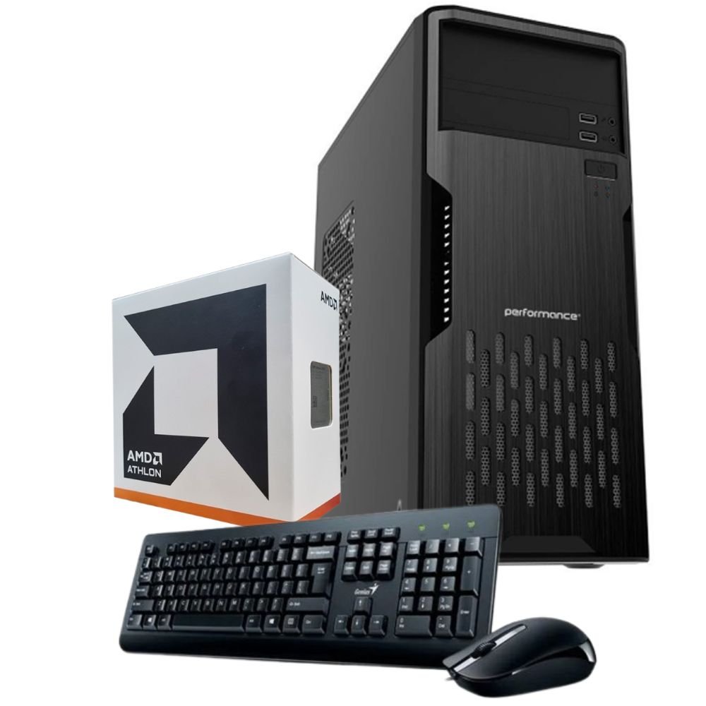 PC AMD ATHLON 3000G RAM 4GB SSD 120GB TECLADO Y MOUSE