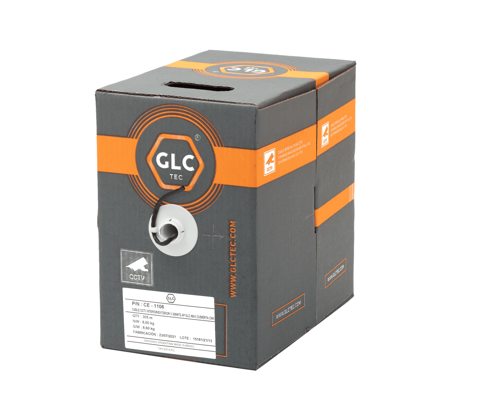 CABLE UTP CAT.5E GLC INT/EXT MAX x305mts P/CCTV