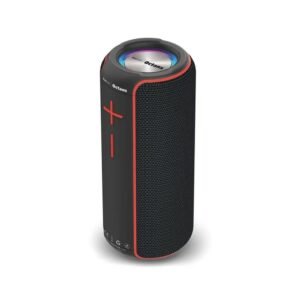 PARLANTE FOXBOX WARP OCTANS NEGRO Y ROJO