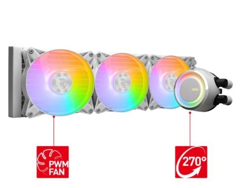 WATERCOOLER MSI MAG CORELIQUID E360 WHITE