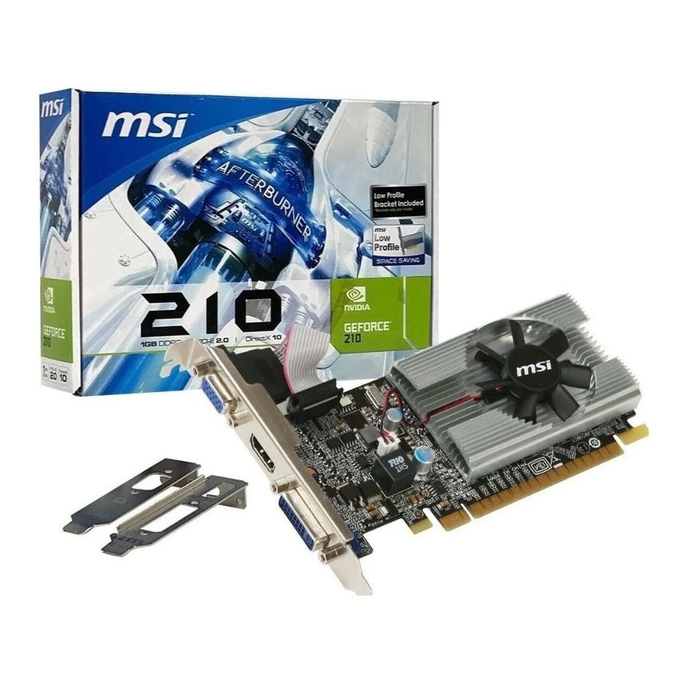 PLACA DE VIDEO 1GB GF 210 MSI N210-MD1G/D3 LP