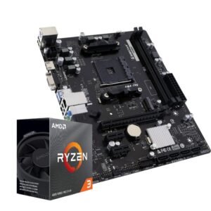 MICROPROCESADOR AMD RYZEN 3 3200G + A520M BIOSTAR BY PCBOX