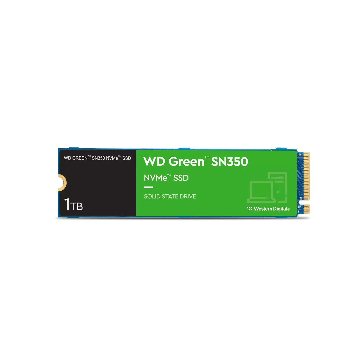 SSD WD GREEN SN350 1TB M.2 2280 NVME PCIE 3.0 2400MB/S