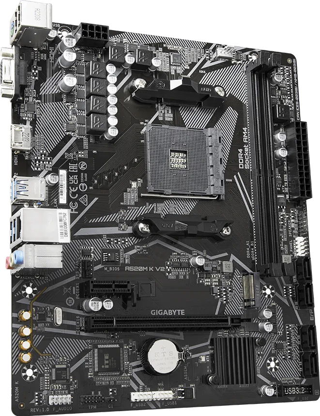 MOTHERBOARD GIGABYTE A520M K V2 AM4 DDR4 - Image 3