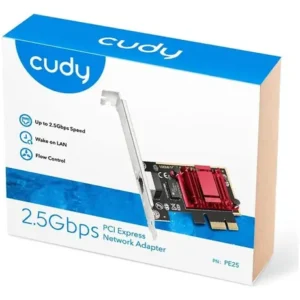 ADAPTADOR DE RED CUDY 2.5 PCI EXPRESS