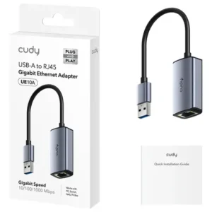 ADAPTADOR CUDY USB-A A ETHERNET