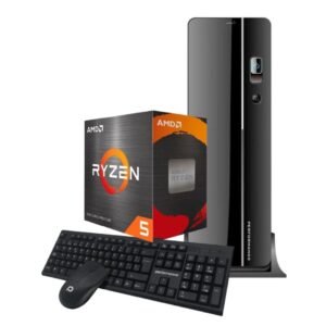 PC AMD RYZEN 5 5600GT RAM 16GB NVME 256GB GAB SLIM TECLADO Y MOUSE