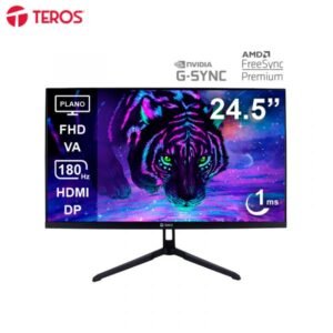 MONITOR TEROS TE-2475G GAMING 24.5" PLANO VA FHD (1920X1080) 180HZ 1MS FICHA USA