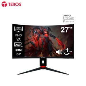 MONITOR TEROS TE-2764G GAMING 27" CURVO VA FHD (1920 X 1080) 240HZ 1MS