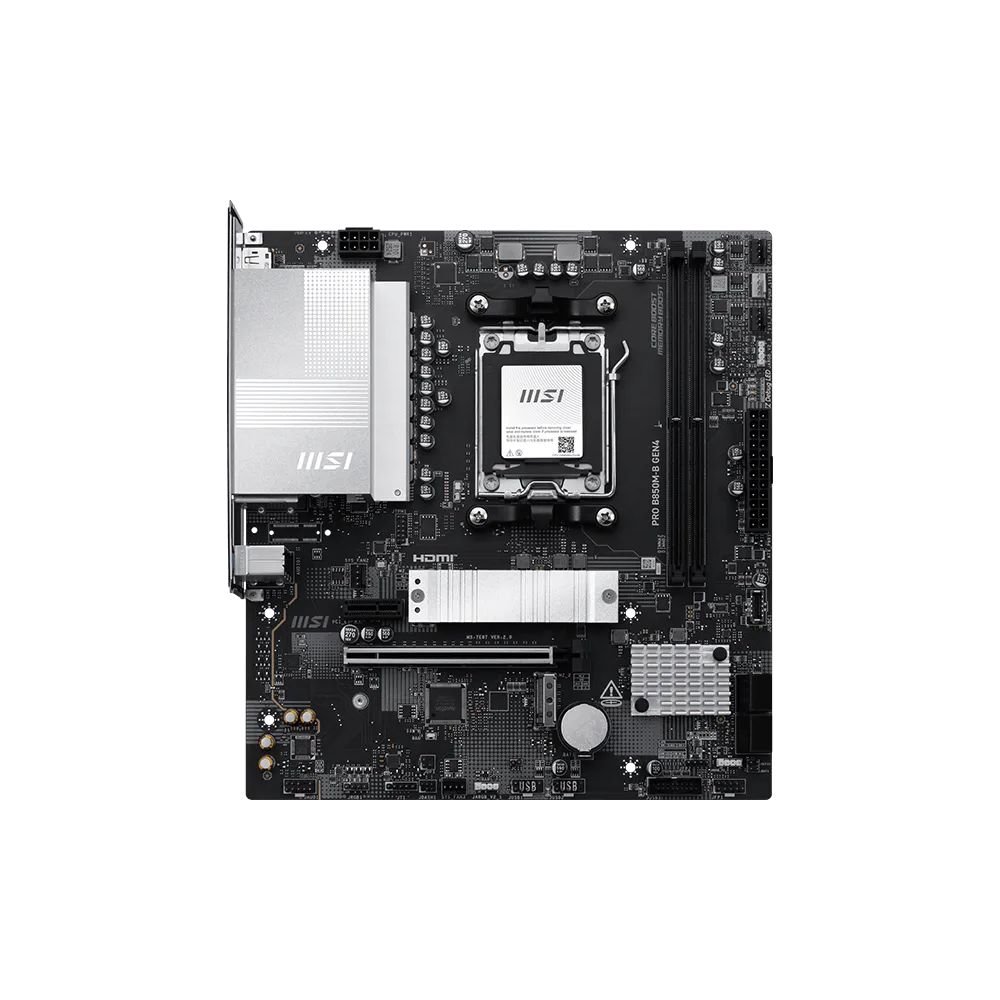 MOTHERBOARD MSI AM5 PRO B850M-B GEN4 DDR5 BOX M-ATX