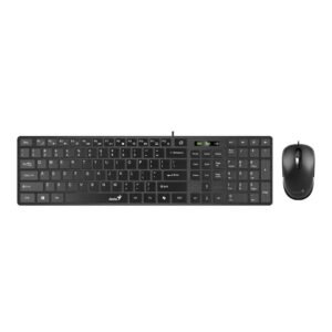 TECLADO Y MOUSE GENIUS SLIMSTAR C126 SMART USB NEGRO