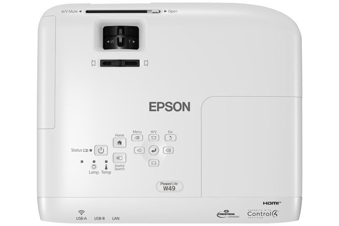 PROYECTOR EPSON POWERLITE W49 3800 ANSI WXGA - Imagen 2