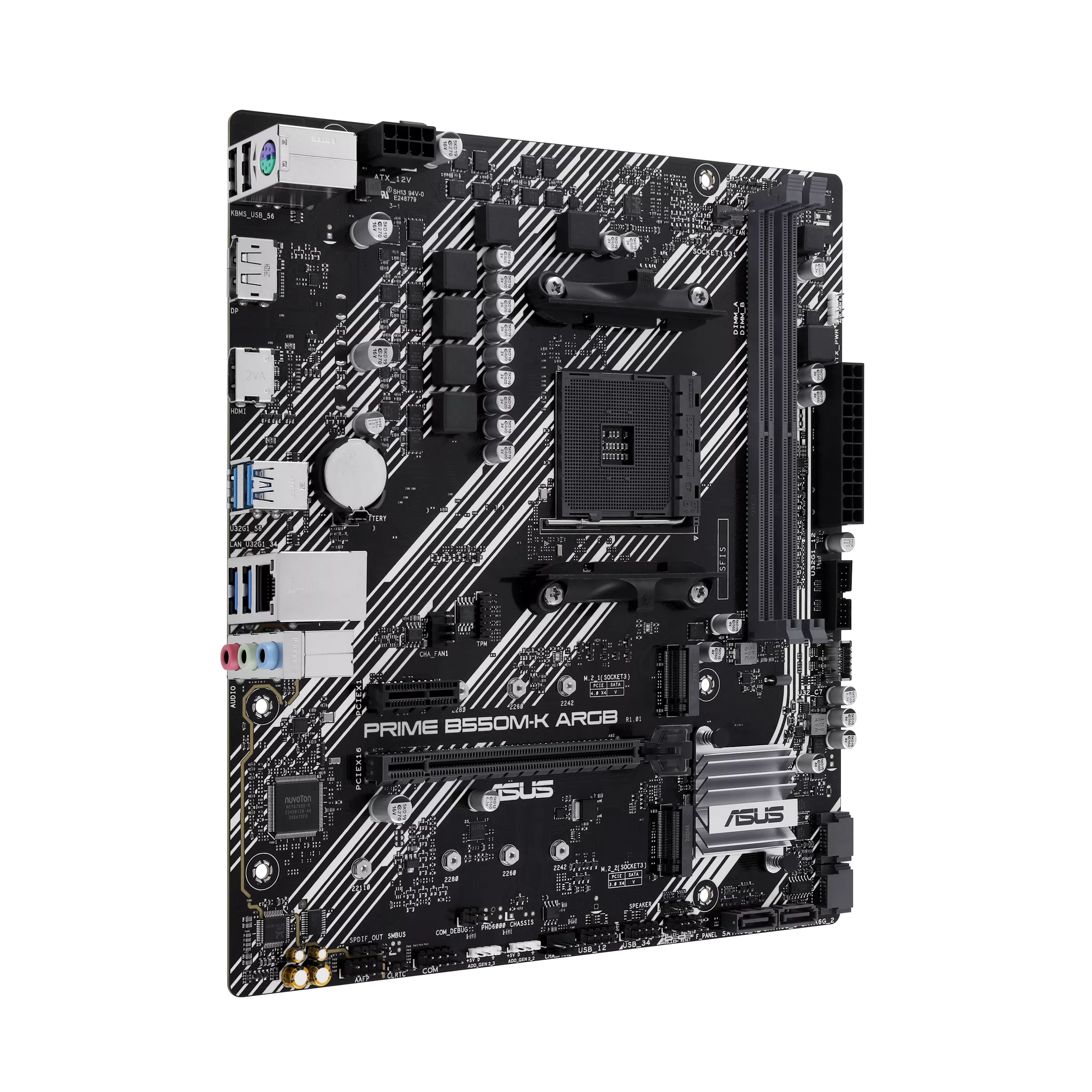 MOTHERBOARD ASUS PRIME B550M-K ARGB AM4 DDR4 - Image 8