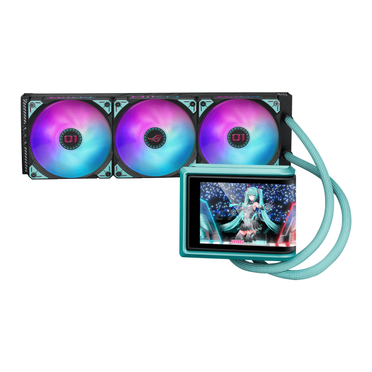 WATER COOLER ASUS ROG RYUO IV 360 ARGB HATSUNE MIKU EDITION - Image 4