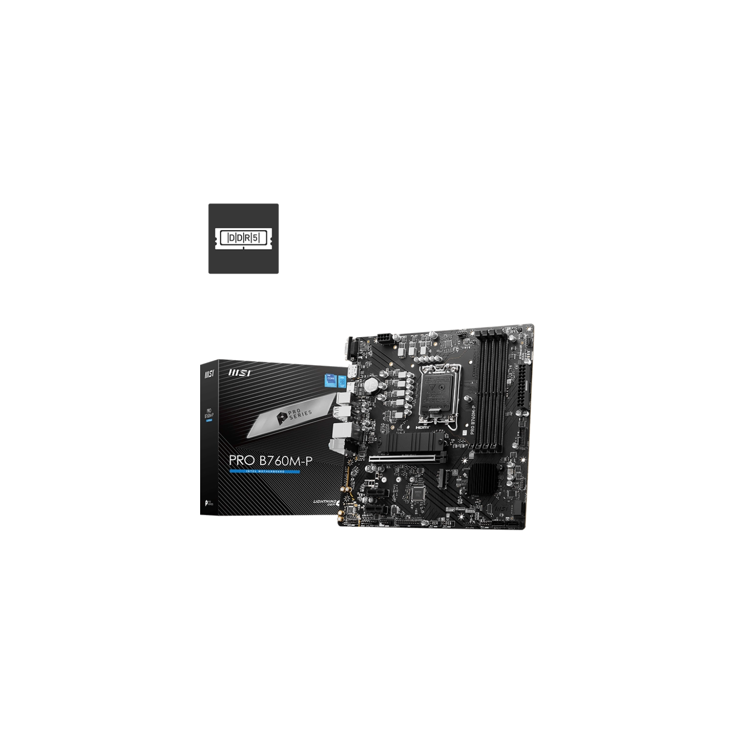 MOTHERBOARD MSI PRO B760M-P LGA1700 DDR5