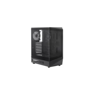 GABINETE TEROS TE-1321G GAMING MID TOWER TEMPERED GLASS X3 FANS ARGB S/ FUENTE