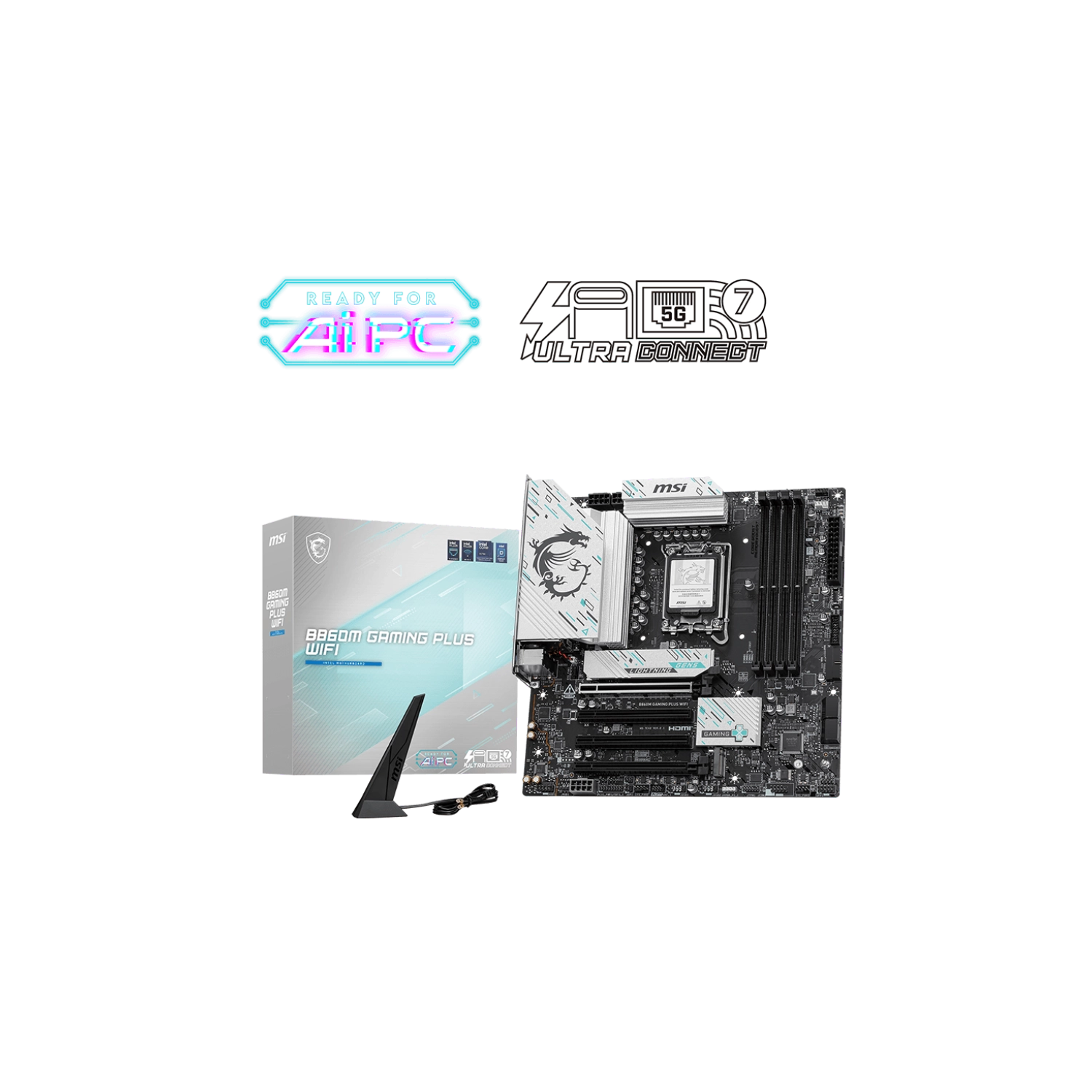 MOTHERBOARD MSI B860M GAMING PLUS WIFI LGA1851 DDR5