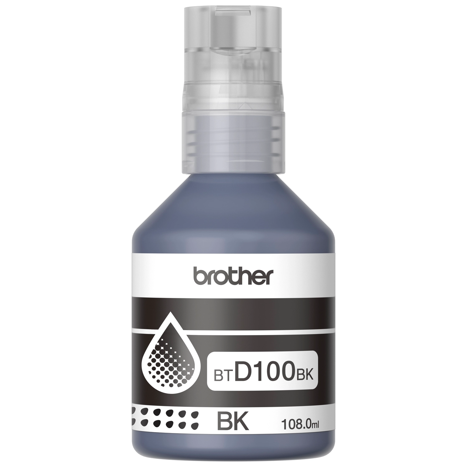BOTELLA DE TINTA BROTHER BTD100 COLOR NEGRO