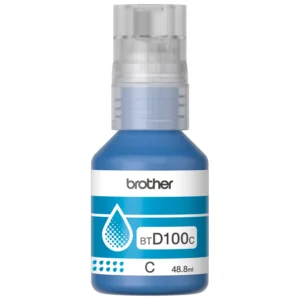 BOTELLA DE TINTA BROTHER BTD100 COLOR CIAN