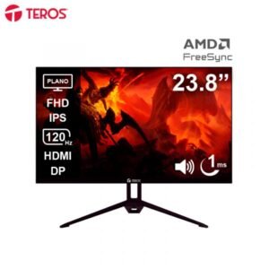 MONITOR TEROS TE-2415S GAMING 23.8” PLANO IPS FHD (1920 X 1080) 120HZ 1MS FICHA USA