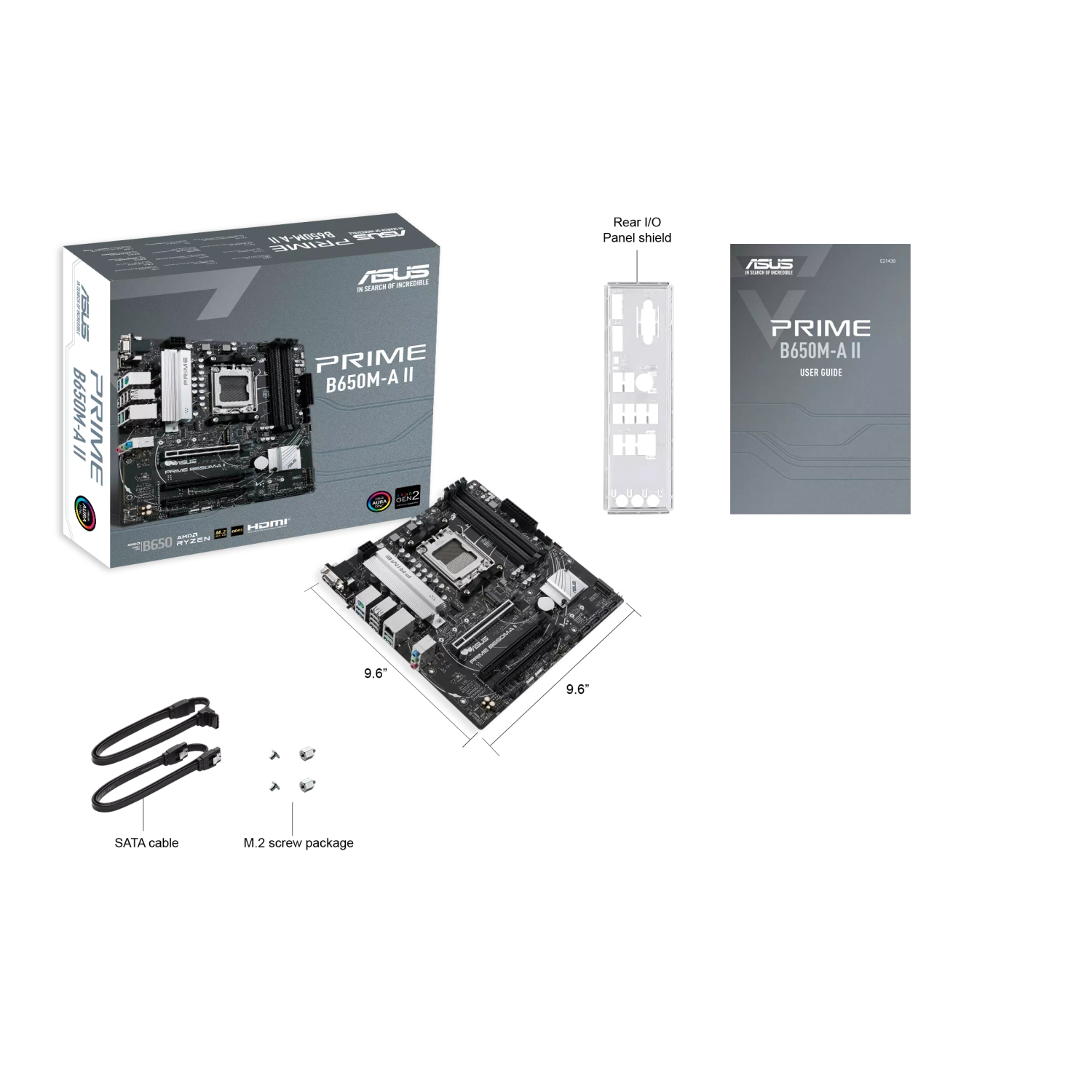 MOTHERBOARD ASUS PRIME B650M-A II AM5 DDR5