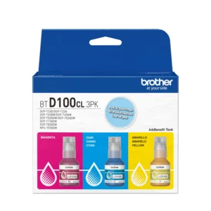 PACK 3 BOTELLAS BTD100 CMY 5000PAG 230/430/530/730
