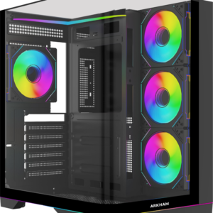 GABINETE ARKHAM RAKUN 4*FAN ARGB ATX