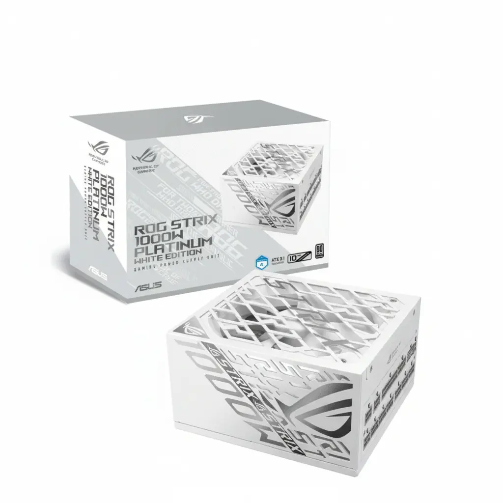 FUENTE 1000W ASUS 80 PLUS ROG STRIX PLATINUM WHITE