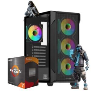 PC GAMER RYZEN 7 5700 RAM 16GB NVME 1TB RTX 5050 8G 650W GAMER 4 FAN