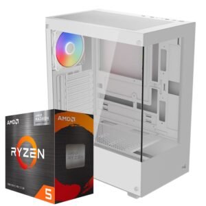 PC GAMER RYZEN 5 4600G FAN ARGB RAM 8GB RGB NVME 512GB 450W