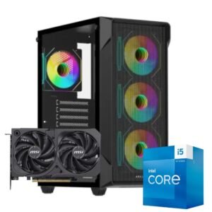 PC GAMER I5 14 Gen 32GB RAM NVME 1TB 650W 80+ GAB ARKHAM RTX 5050 8GB