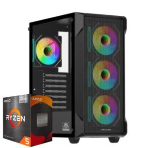 PC GAMER RYZEN 5 3400G RAM 16GB NVME 512GB 650W 80+ BRONZE GABINETE 4 FAN